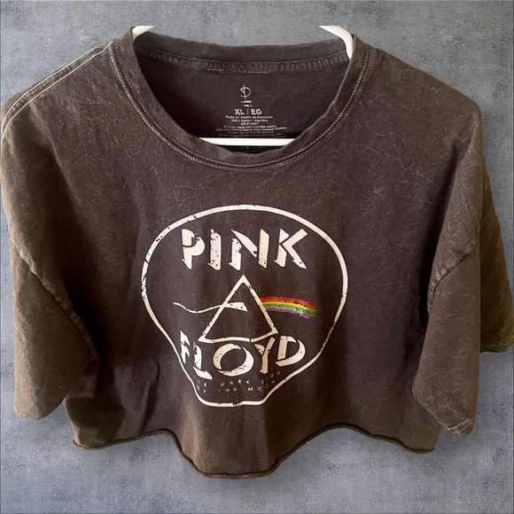 Pink Floyd Dark Side of the Moon Crop T Shirt - Picture 2 of 6